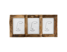 Cadre photo 18x24cm en bois recyclé (3 Photos)