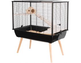 Cage Neo silta pour petits rongeurs 58 cm (Noir)