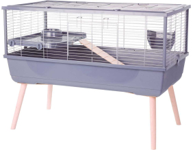 Cage pour cochon d'Inde 99 x 54 x 76 cm Neolife (Gris)