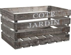 Caisse en bois Côté jardin (Longueur 55cm)