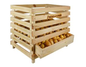 Caisse à pommes de terre en bois