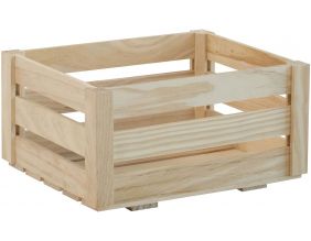 Caisse de rangement en pin massif Home box (Petite)