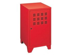 Caisson de rangement porte collégien (Rouge)