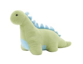 Cale-porte dinosaure en coton vert