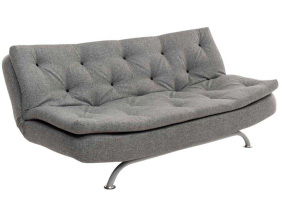 Canapé convertible 3 places Rivo (Gris clair)