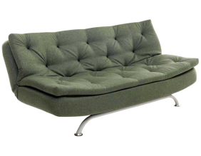 Canapé convertible 3 places Rivo (Vert)