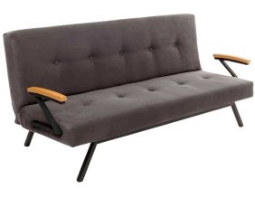 Canapé convertible 3 places Zven (Gris)