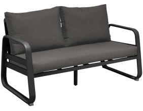Canapé extérieur 2.5 places en aluminium Tonio (Graphite)