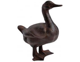 Canard décoratif en fonte 18 x 7 x 19 cm