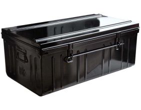 Cantine de rangement Premium en acier noir (95 litres)