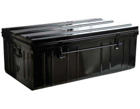 Cantine de rangement Premium en acier noir (130 litres)