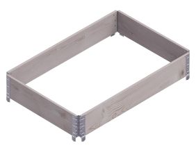 Carré potager Gardenbox 120 x 80 cm (Gris)