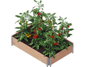 Carré potager Gardenbox 120 x 80 cm (Marron)