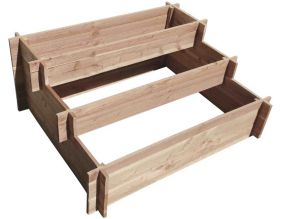 Carré potager 3 étages en bois de douglas