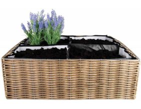 Carré potager aspect osier 70L