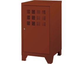 Casier de rangement en métal 74 cm Collégien (Terracotta)