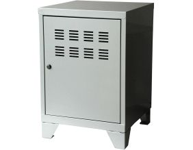 Casier de rangement en métal 59 cm (Alu)