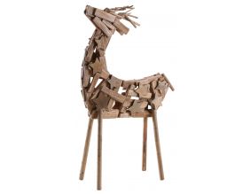 Cerf en bois flotté