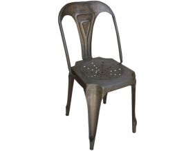 Chaise Vintage en métal (Vieilli)