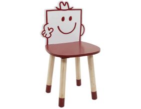 Chaise en bois pour enfant Monsieur madame (Monsieur costaud)