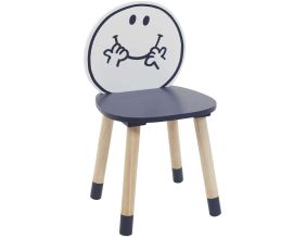 Chaise en bois pour enfant Monsieur madame (Monsieur heureux)