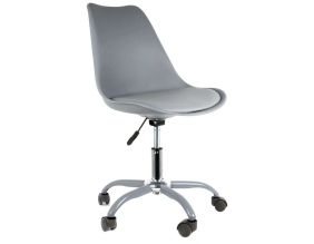 Chaise de bureau à roulettes Kiruna (Gris)