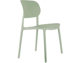 Chaise colorée en polypropylène Cheer (Vert jade)