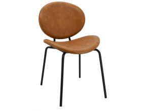 Chaise design en polyuréthane et métal (Camel)