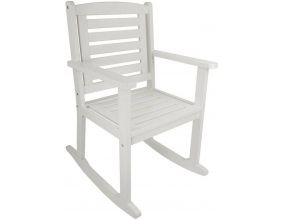 Chaise en pin Bercante (Blanc)