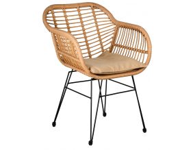 Fauteuil en rotin synthétique Boki