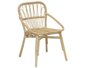 Chaise en rotin Backa (Naturel)