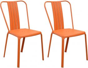 Chaises en aluminium Azuro (Lot de 2) (Paprika)