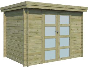 Chalet en bois 4,83 m² OREGON (Chalet seul (traité autoclave classe 3))