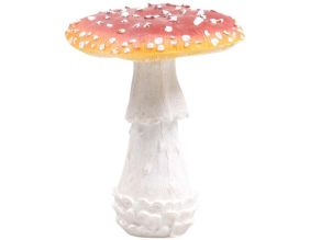 Champignon amanite tue-mouche en résine (Taille S : 15 x 15 x 18 cm)