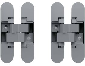 Charnières invisibles pour portes en aluminium (Lot de 2)