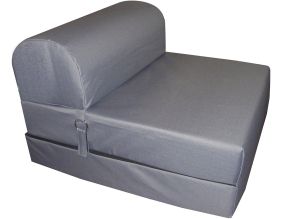 Chauffeuse en tissu enduit Seattle (Gris)