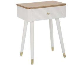 Chevet en bois avec tiroir Matera 45 x 32 x 62 cm