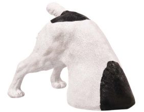 Chien fouillant en résine 30 x 15 x 25 cm