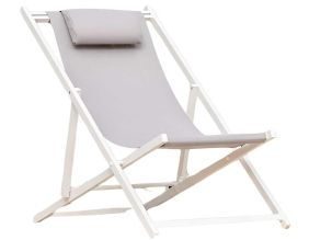 Chilienne en aluminium et textilène Sol (Lot e 2)