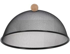 Cloche alimentaire en métal noir