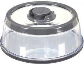 Cloche vide d'air conservation des aliments (Diamètre 25 cm - Gris)