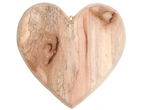 Coeur à suspendre en saule