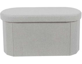 Coffre banc pliable en tissu Pills (Gris)
