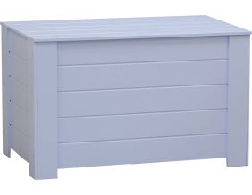 Coffre de rangement en pin  77 x 40 x 50 cm (Bleu)