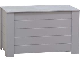 Coffre de rangement en pin  77 x 40 x 50 cm (Gris)