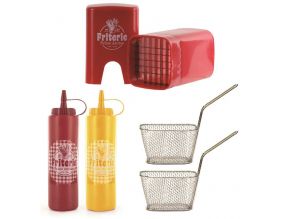 Coffret coupe frites paniers et pousses sauces
