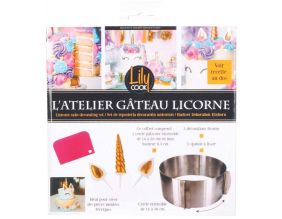 Coffret à patisserie décoration licorne