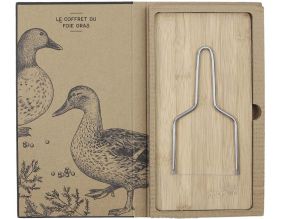 Coffret planche à foie gras avec lyre