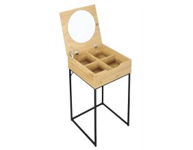 Coiffeuse compacte en bois Abott (Bois)