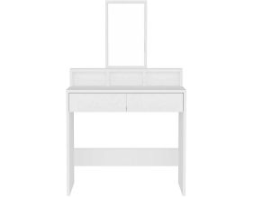 Coiffeuse 2 tiroirs avec miroir Luna